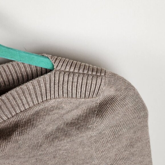 ADAY Branch Out Merino Wool Blend Boatneck Sweater Tan sz S - Picture 4 of 9